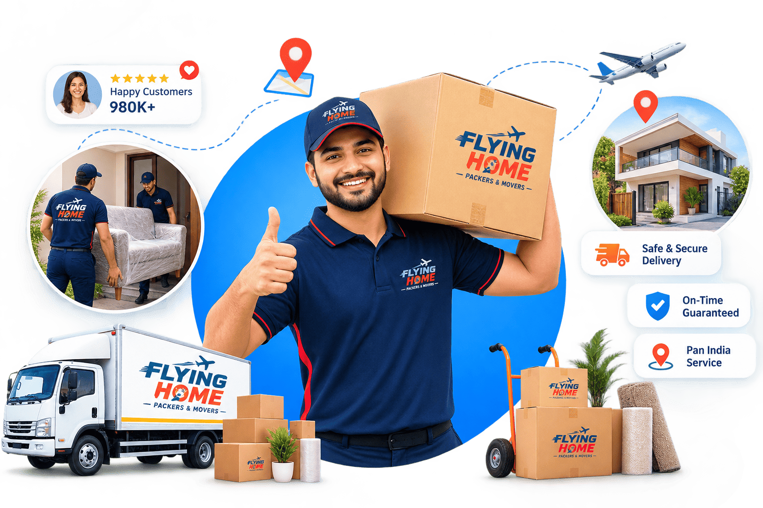 About Flying Home Packers & Movers